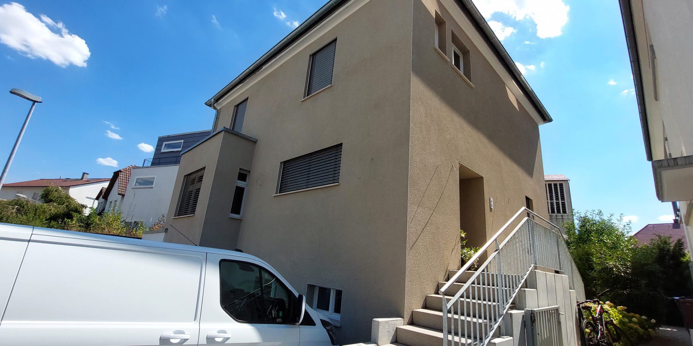 Moderne Hausfassade