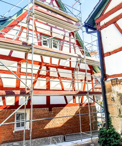 Fachwerk in Arbeit